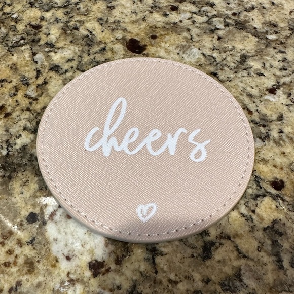 Miss to Mrs Leather Coaster Set - Picture 2 of 7